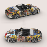 Basquiat Graffiti Vinyl Wrap