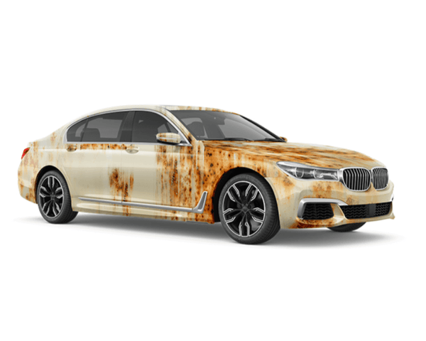 Beige Rust Vinyl Wrap