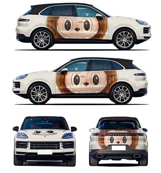 Custom Labubu Car Wrap