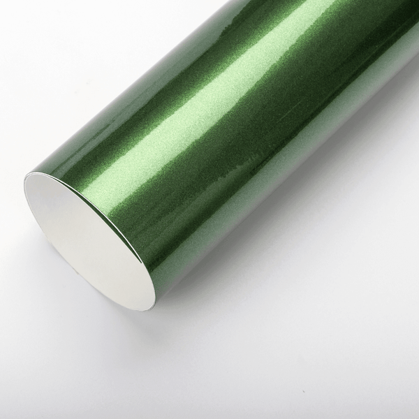 Gloss Metallic Mamba Green Vinyl Wrap