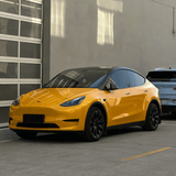 Gloss Metallic Yellow Vinyl Wrap