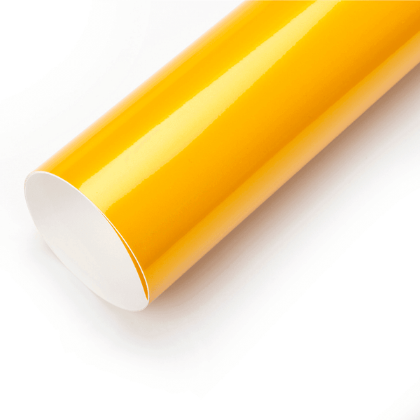 Gloss Metallic Yellow Vinyl Wrap