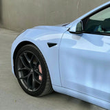 Tesla Model 3 Glossy Mist Blue Wrap