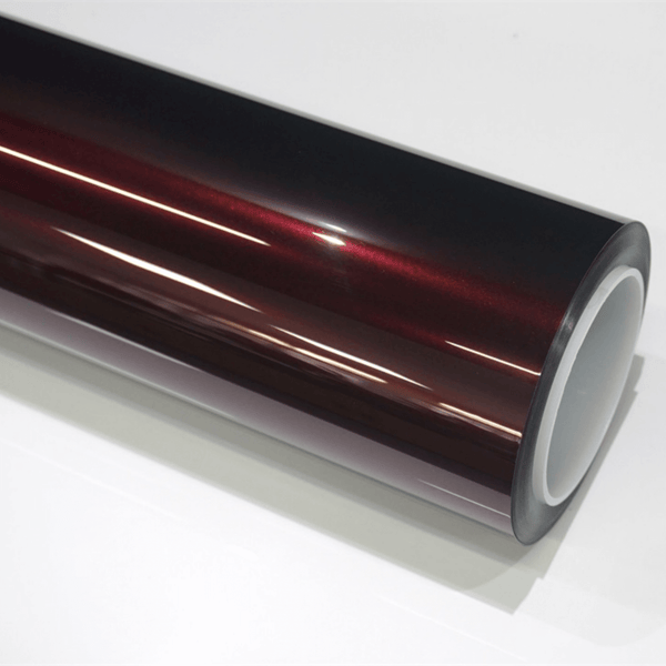 Glossy Metallic Black Rose Color PPF
