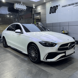 Glossy White Blue Wrap