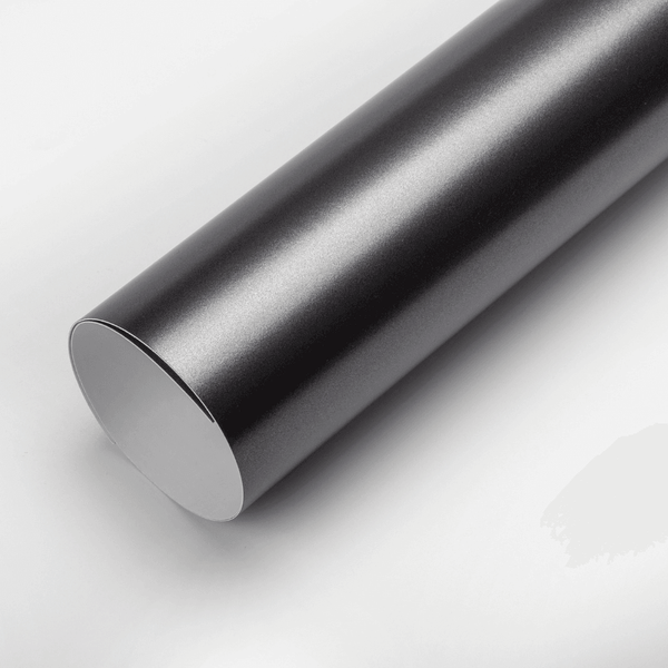 Matte Metallic Dark Gray Vinyl Wrap