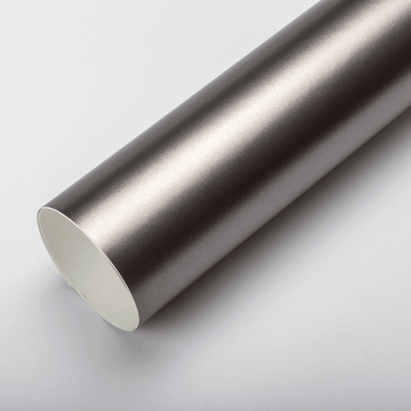 Matte Metallic Gray Aluminum Vinyl Wrap