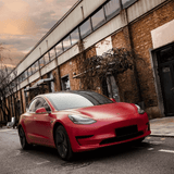 Matte Metallic Red Vinyl Wrap