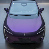 Satin Metallic Midnight Purple Color PPF