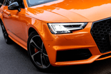 Orange Pearlescent Metallic Vinyl Wrap
