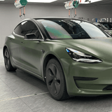 Satin Ceramic Military Green Vinyl Wrap