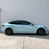 Tesla Model 3 Glossy Icy Blue Wrap