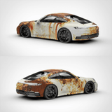 White Rust Vinyl Wrap