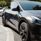 Iridescent Black Laser Vinyl Wrap