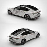 White Marble Vinyl Wrap