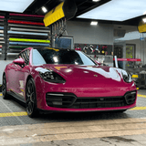 Gloss Metallic Rose Red Vinyl Wrap