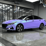 Satin Ceramic Glacier Blue Vinyl Wrap