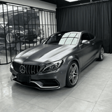 Matte Metallic Dark Gray Vinyl Wrap