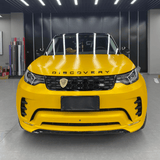 Matte Metallic Yellow Vinyl Wrap