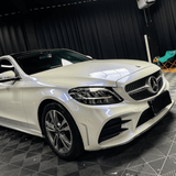 Color Shift White Blue Glossy Vinyl Wrap