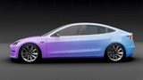 Violet Blue Gradient Vinyl Wrap