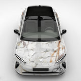 White Marble Vinyl Wrap