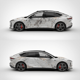 White Marble Vinyl Wrap